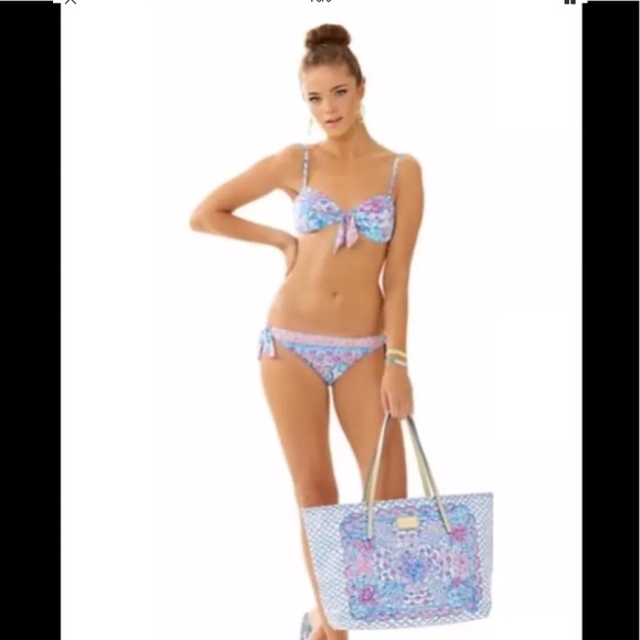 Lilly Pulitzer Pinchers Picnic Fisher  Bikini - Picture 2 of 6